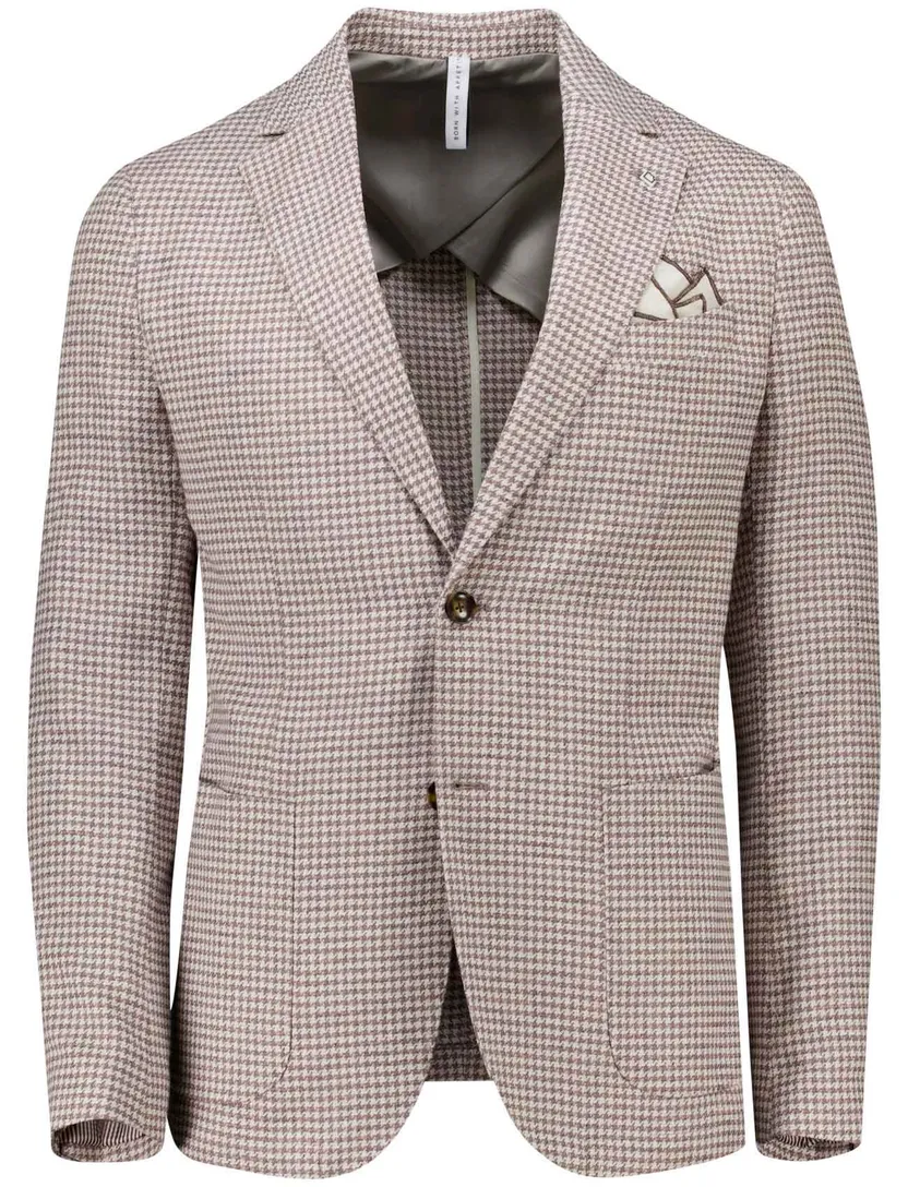 Born With Appetite beige en wit Mylo Jersey Jacket Drop 8