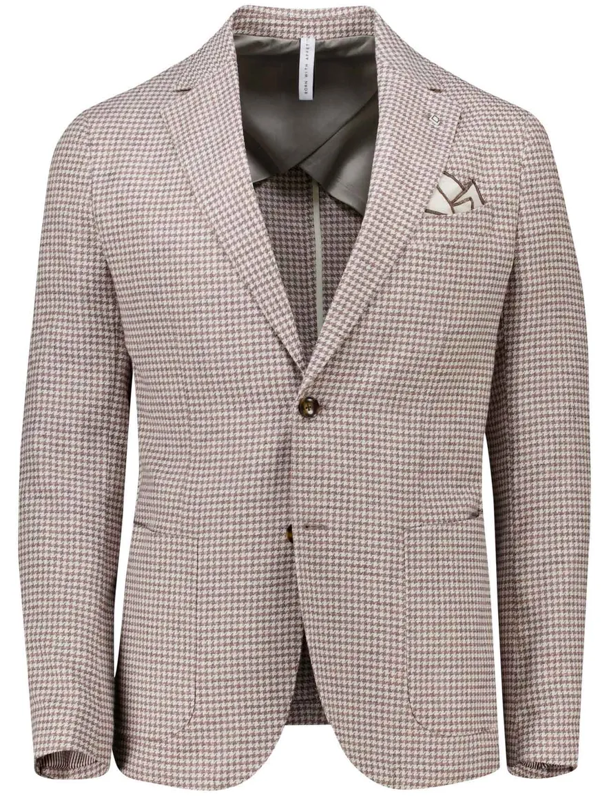 Born With Appetite beige Mylo Jersey Jacket Drop 8 geprint
