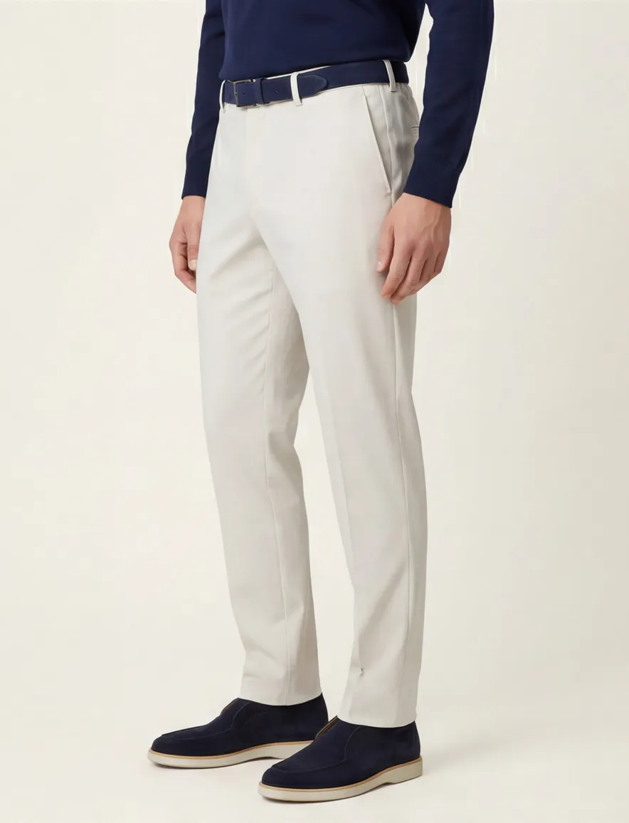 Born with appetite pantalon grijs effen polyamide