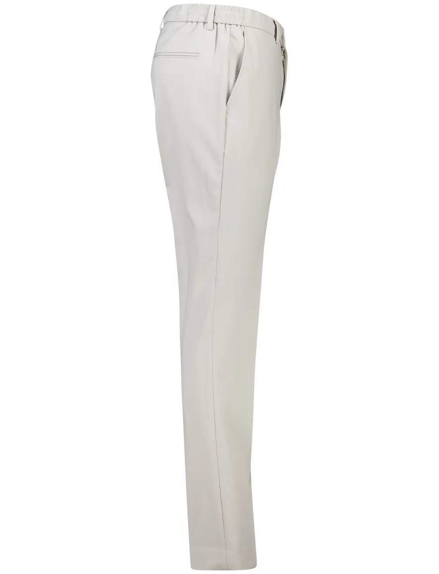 Born with appetite pantalon grijs effen polyamide