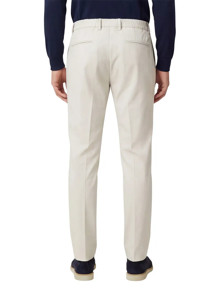 Born with appetite pantalon grijs effen chino