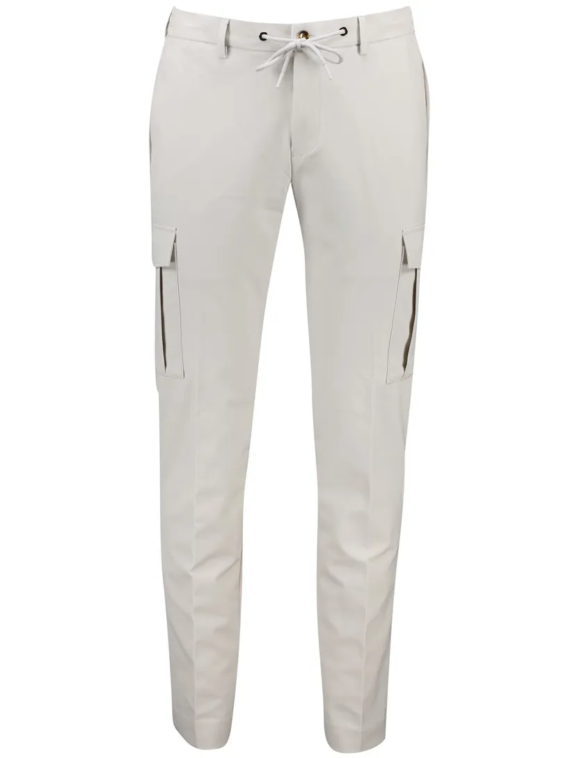 Born with appetite cargo broek grijs effen