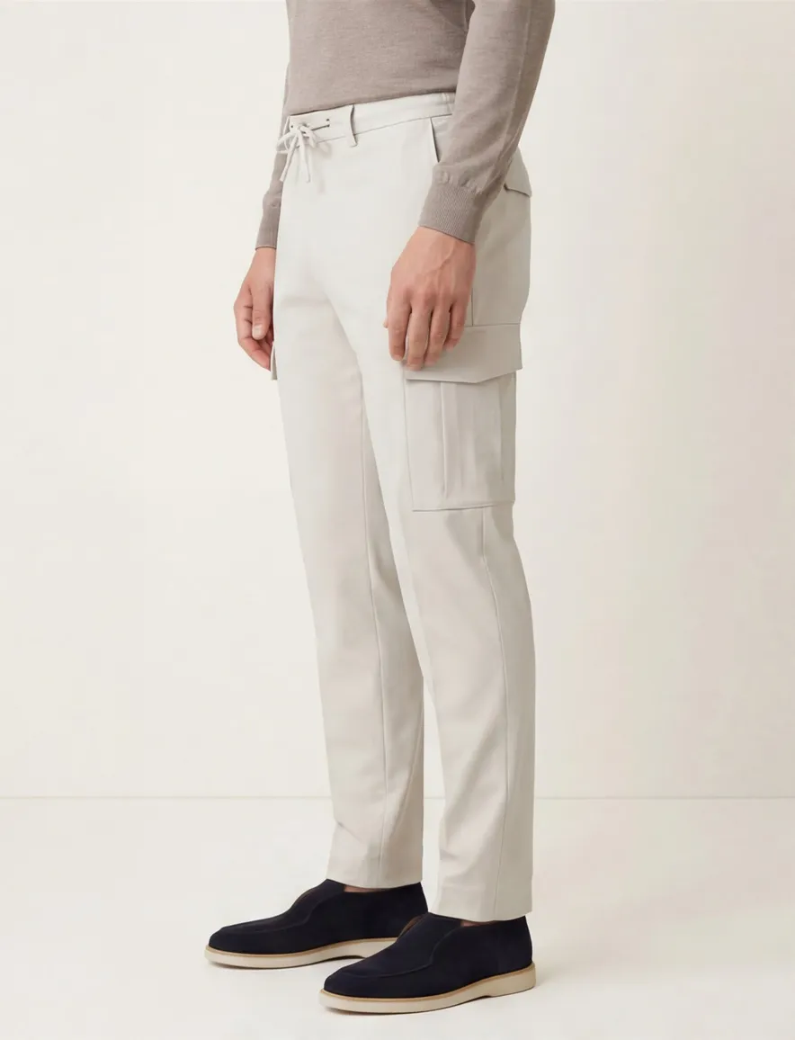 Born with appetite cargo broek grijs