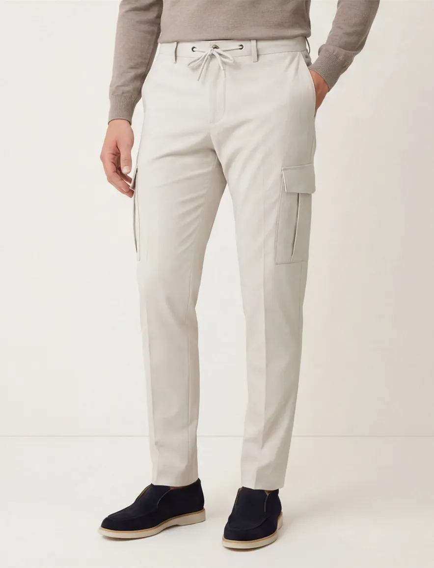 Born with appetite cargo broek grijs