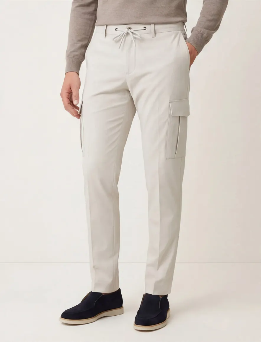 Born with appetite cargo broek grijs