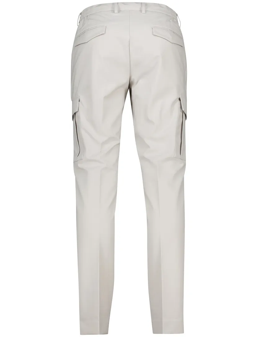 Born with appetite cargo broek grijs effen