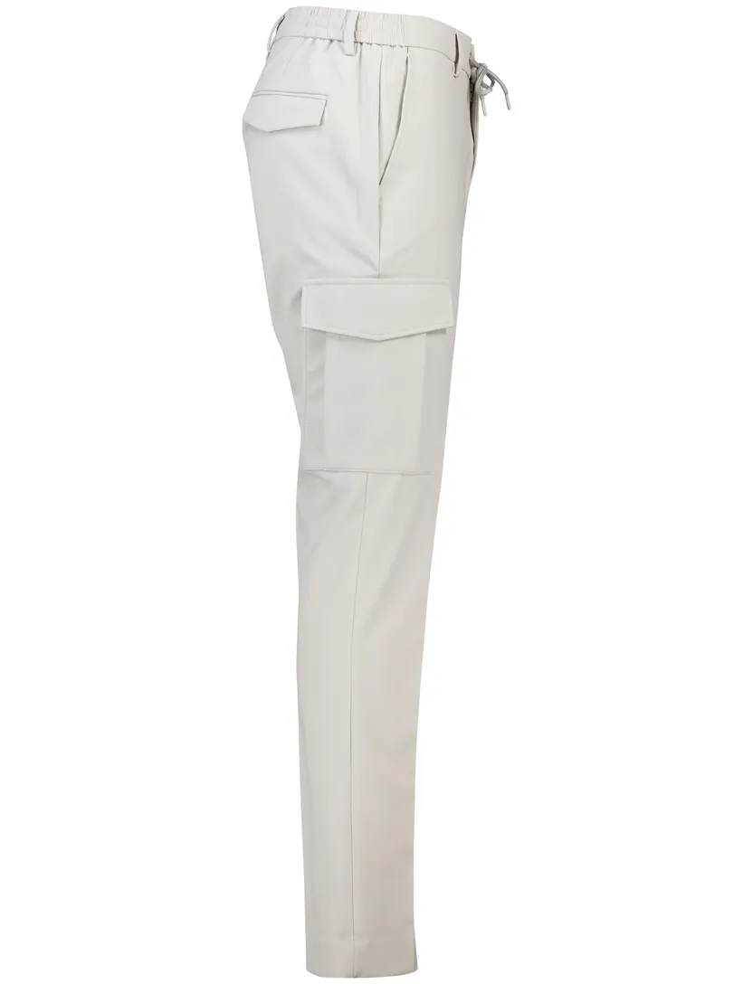 Born with appetite cargo broek grijs effen