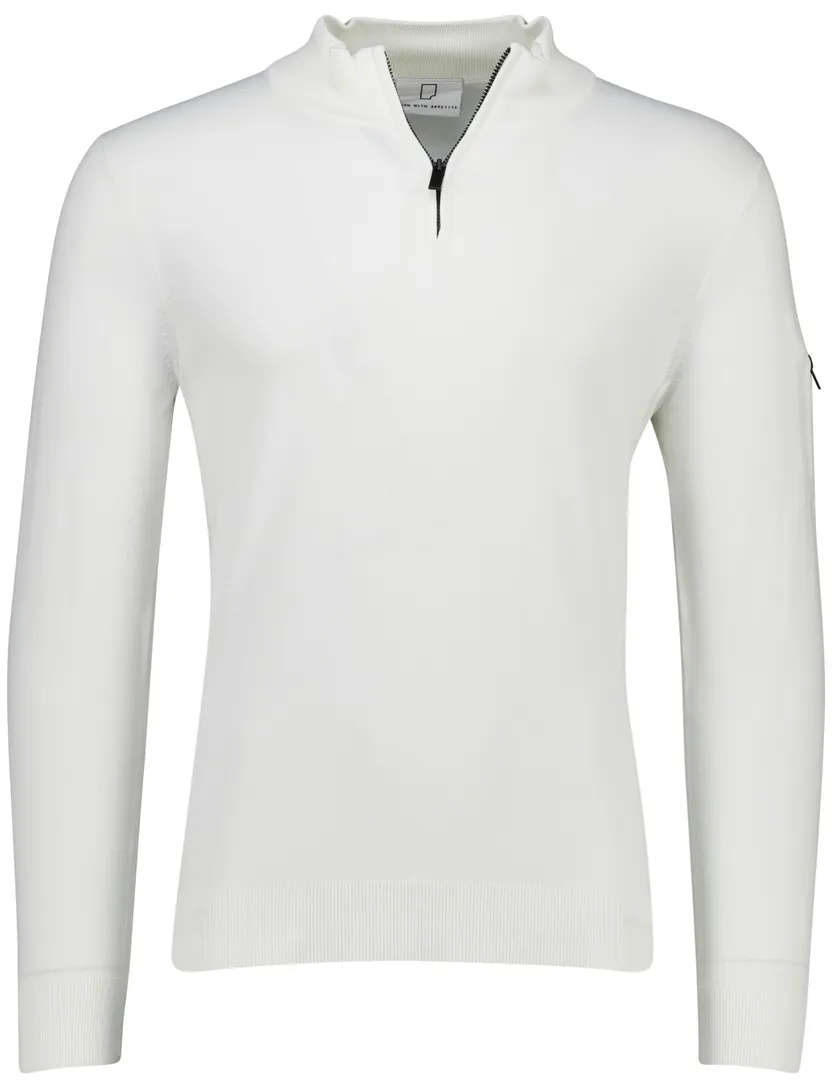 Born with Appetite race trui half zip wit