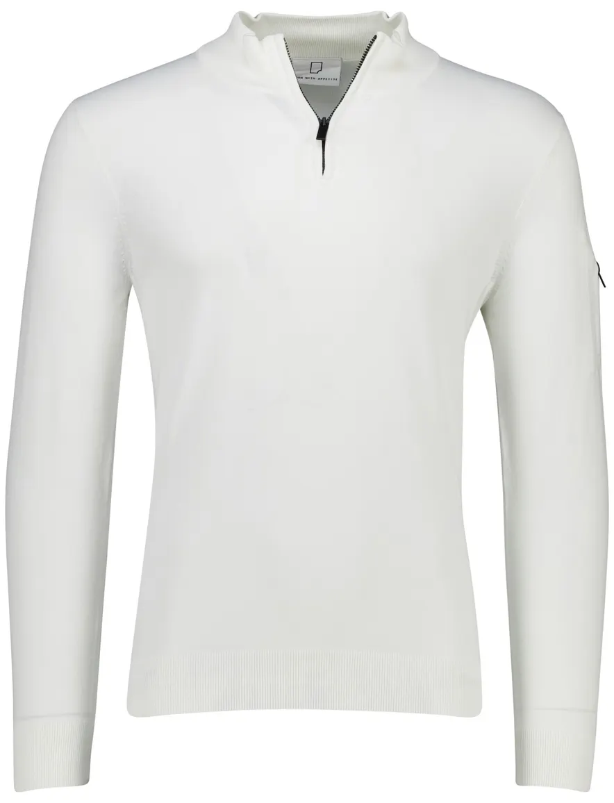 Born with Appetite race trui half zip wit