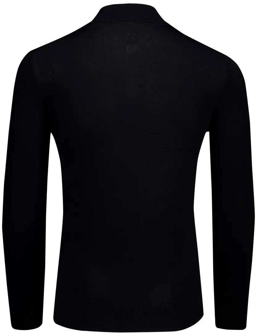 Born with Appetite pullover zwart effe slim fit