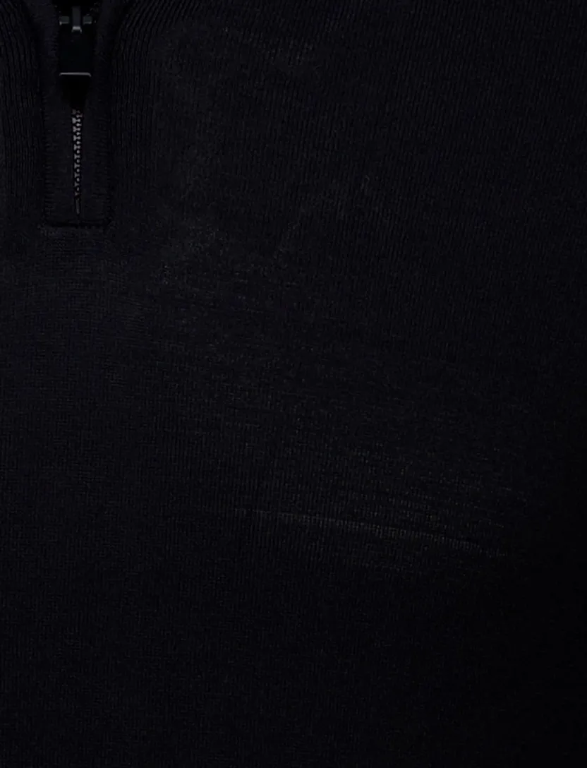 Born with Appetite pullover zwart effe slim fit