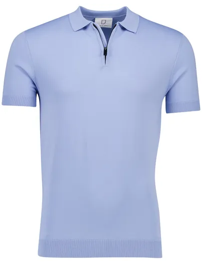 Born With Appetite Born with appetite polo half zip blauw