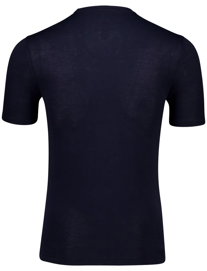 Born with appetite lenny knitted shirt donkerblauw