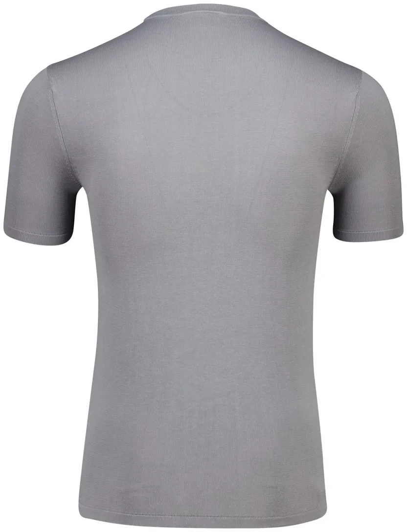 Born with appetite knitted t-shirt grijs