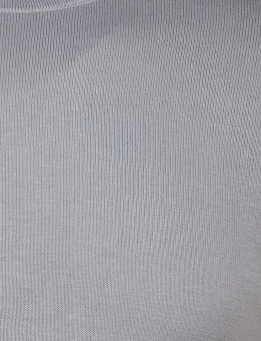 Born with appetite knitted t-shirt grijs