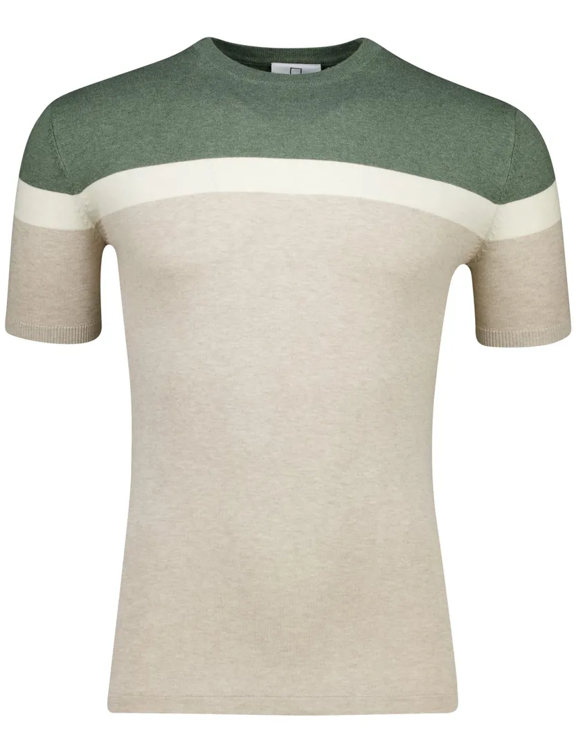 Born With Appetite River Knitted T-shirt groen