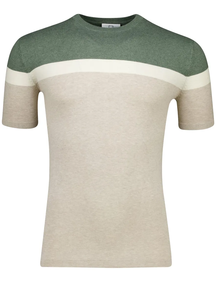 Born With Appetite River Knitted T-shirt Groen