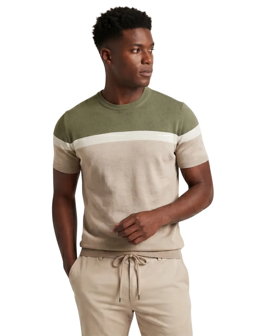 Born With Appetite River Knitted T-shirt Groen