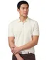 Born with appetite knitted polo creme katoen