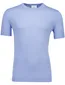 katoenen Born with Appetite T-shirt lichtblauw normale fit
