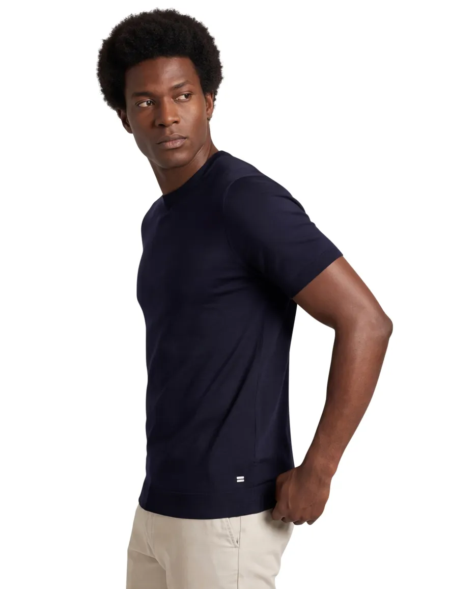 Born With Appetite t-shirt donkerblauw