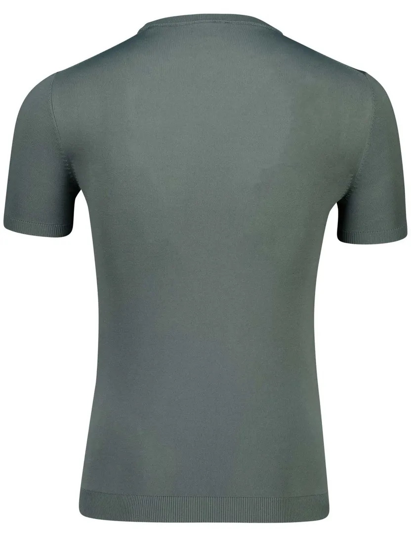 Born with appetite wake t-shirt groen effen viscose