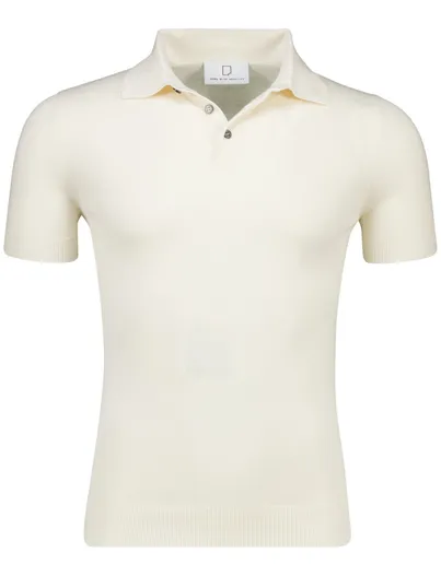 Born With Appetite Born with appetite wolf knitted polo creme katoen