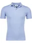 Born with appetite polo lichtblauw knitted