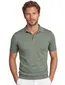 Born with appetite wolf knitted polo groen effen