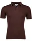 Born With Appetite knitted polo bruin katoen