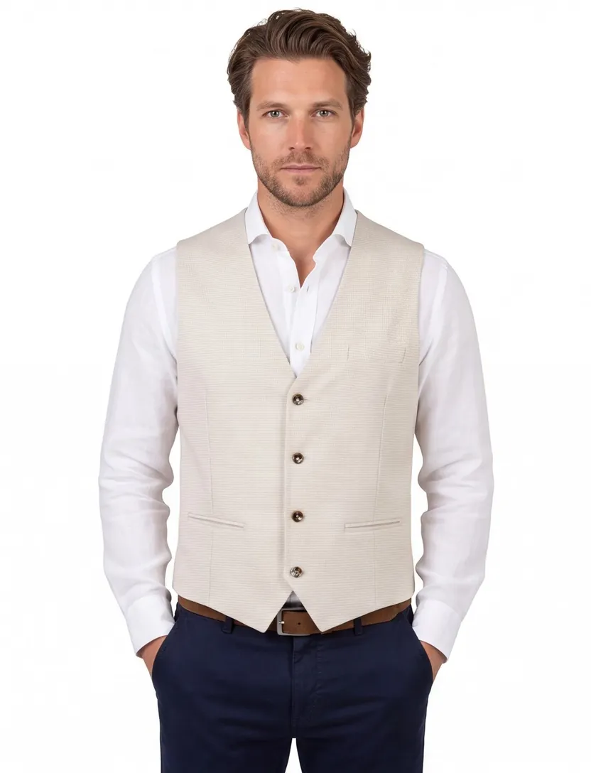 Born with Appetite Kris gilet beige