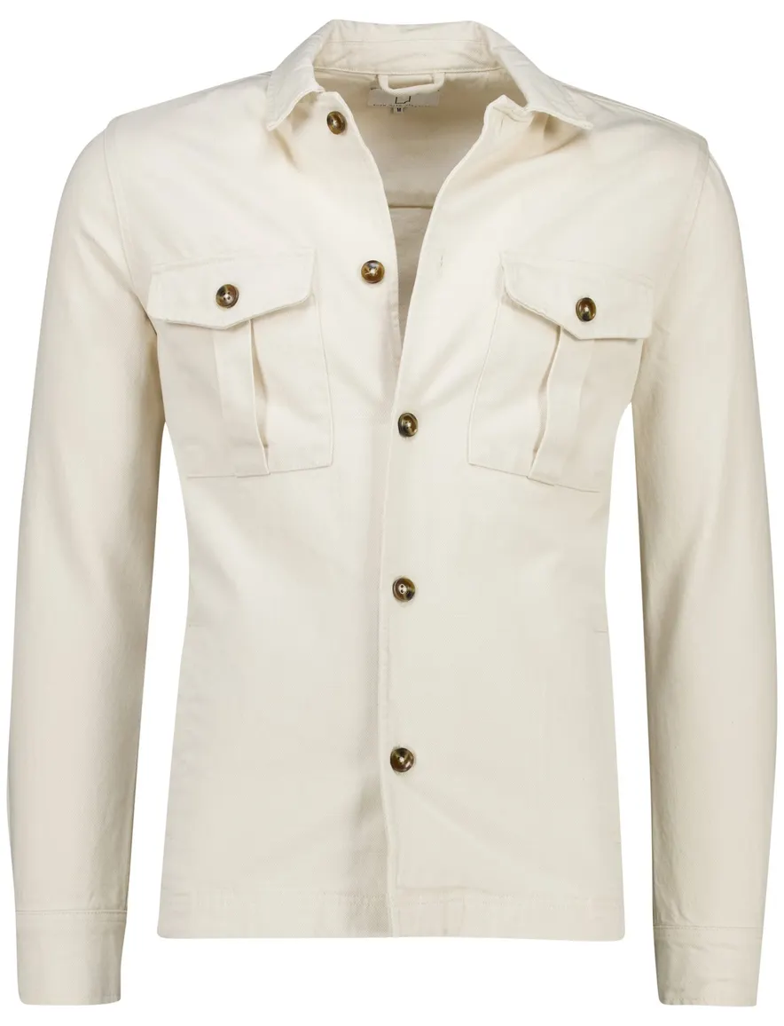 Born with Appetite Owen shirtjacket creme