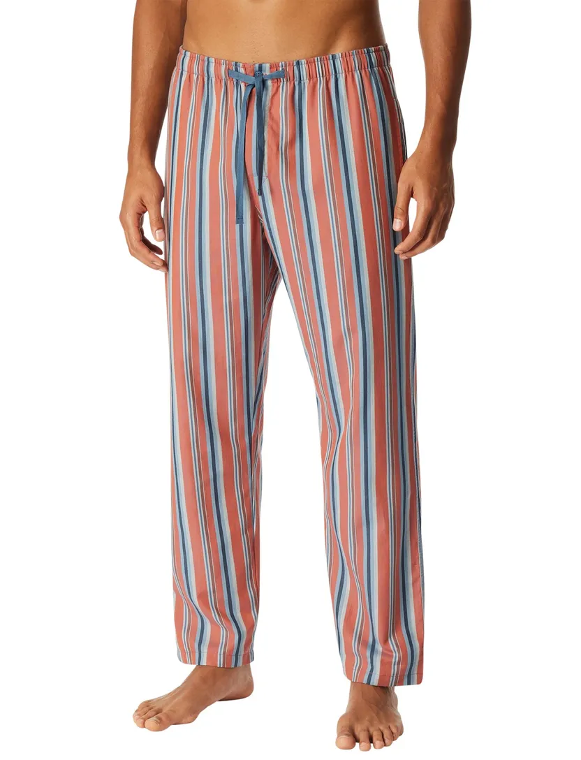Schiesser pyjamabroek gestreept lang rood