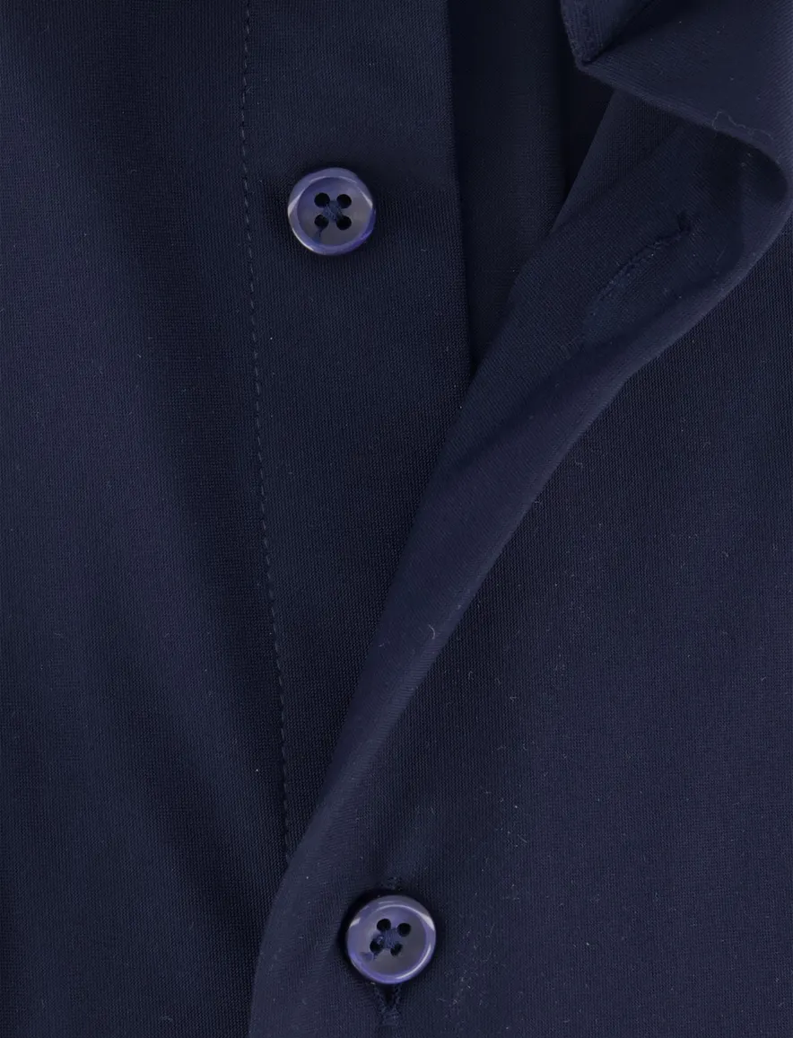 Cavallaro overhemd donkerblauw Tanisco effen