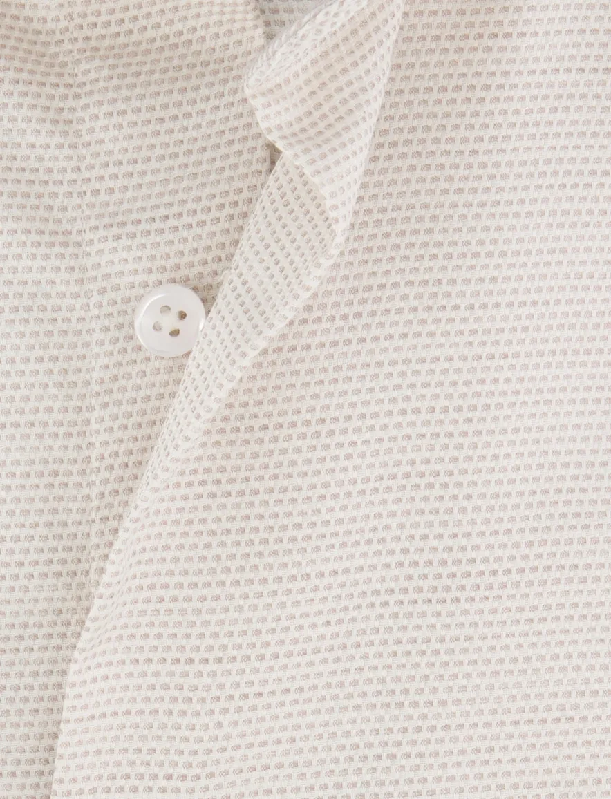 Cavallaro Triveno overhemd beige katoen