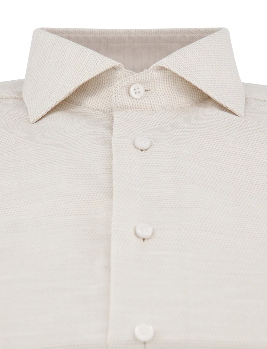 Cavallaro Triveno beige extra lange mouwen gemêleerd