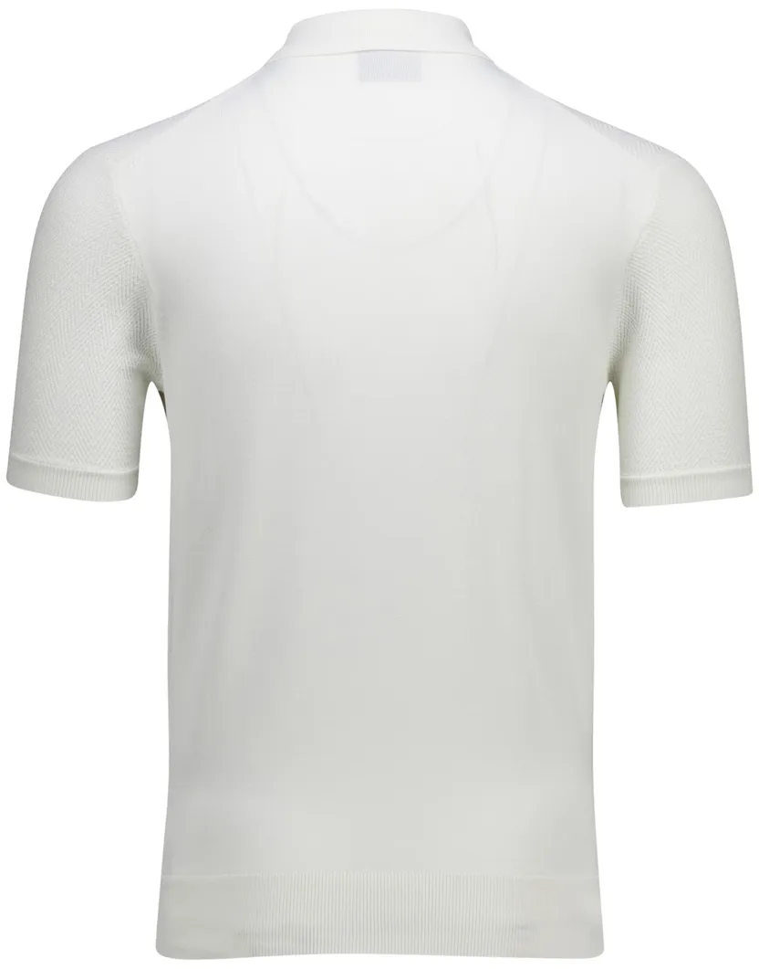 Cavallaro Napoli Miro polo gebreid wit 3-knoops
