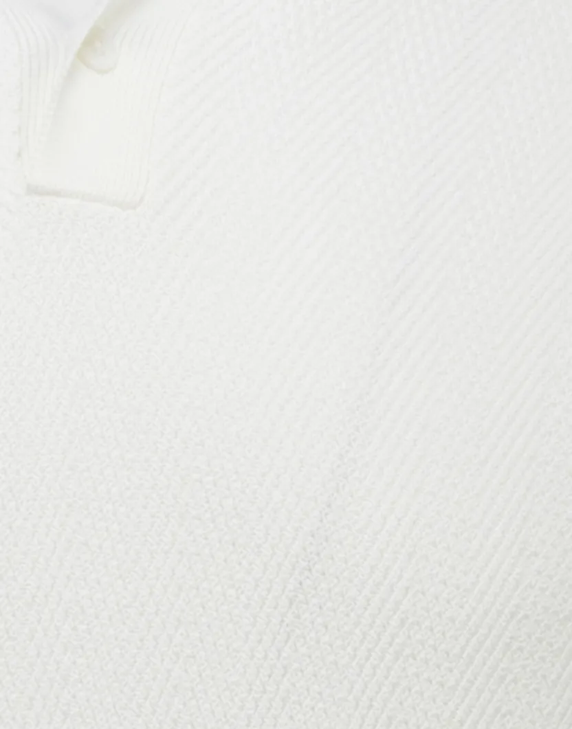 Cavallaro Napoli Miro polo gebreid wit 3-knoops