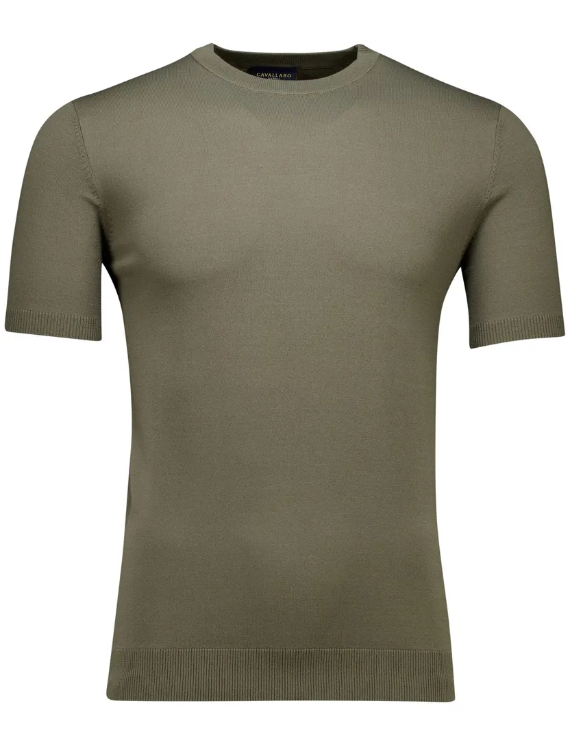 Cavallaro Napoli Milo t-shirt groen normale fit