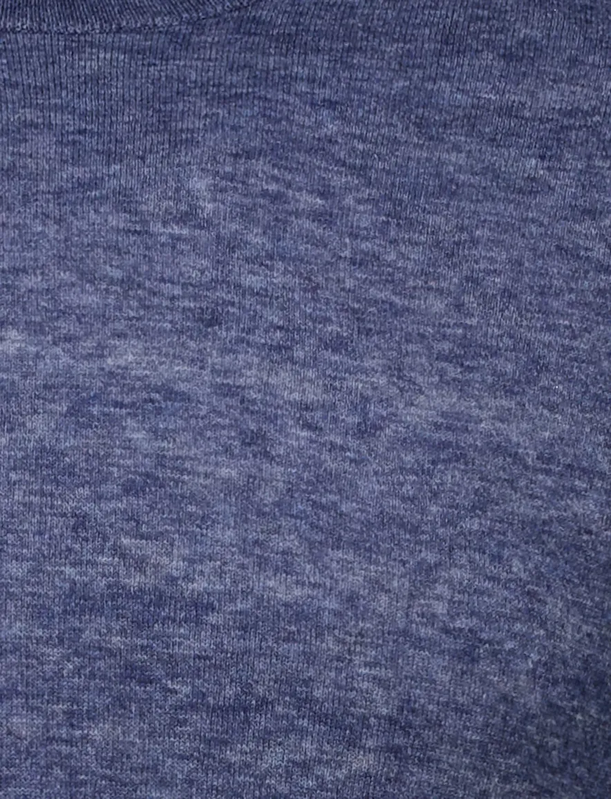Cavallaro Castro t-shirt donkerblauw effen slim fit katoen
