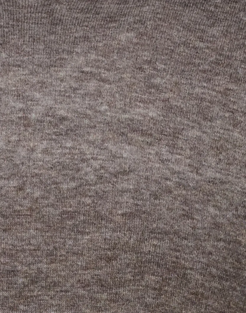 Cavallaro Castro t-shirt gebreid bruin gemêleerd