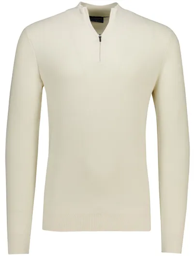 Cavallaro Cavallaro Napoli Pulciano half zip trui off white