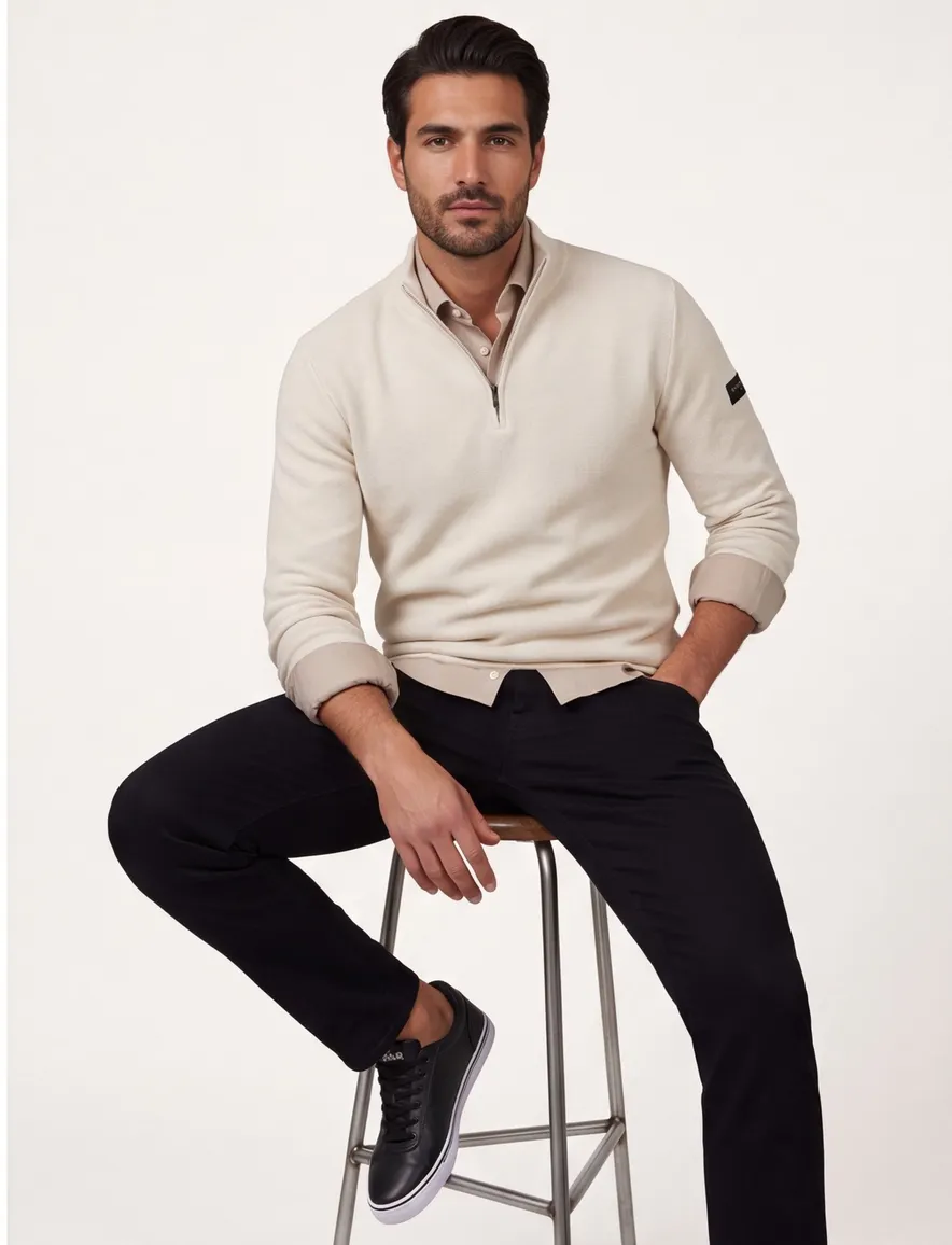 trui creme Cavallaro