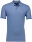 BOSS polo blauw Pallas effen korte mouw