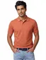 Boss Black Pallas pique polo korte mouw oranje normale fit