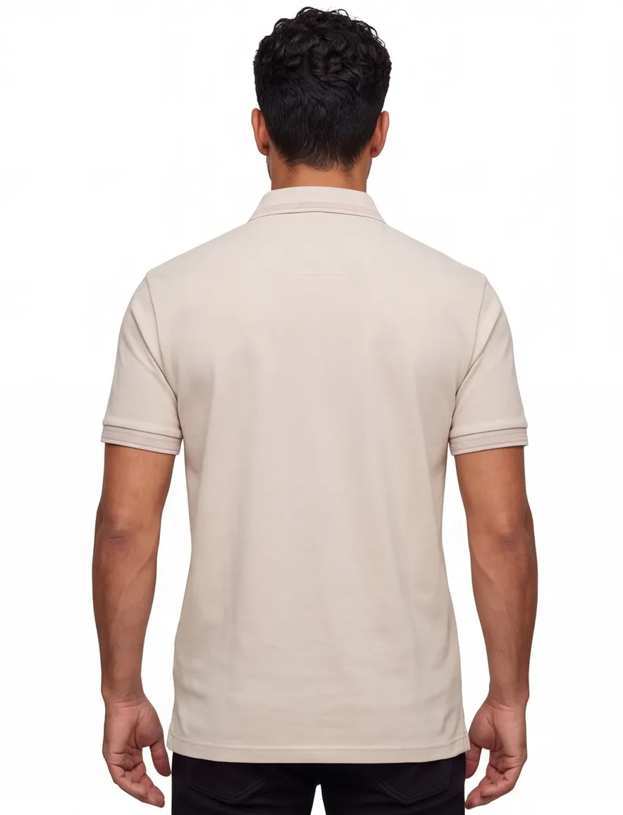 Hugo Boss Green Paddy regular fit beige katoen