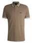 BOSS Green Paddy poloshirt bruin katoen