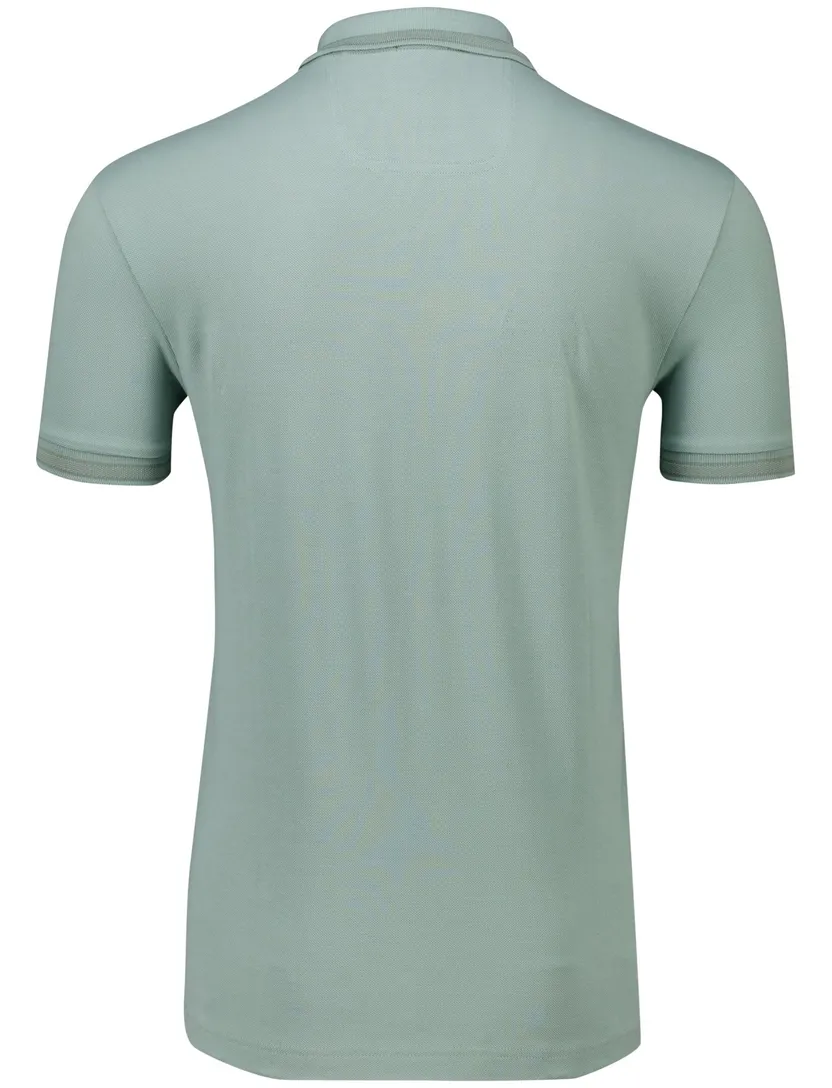 katoenen Boss Green Paddy polo groen effen normale fit