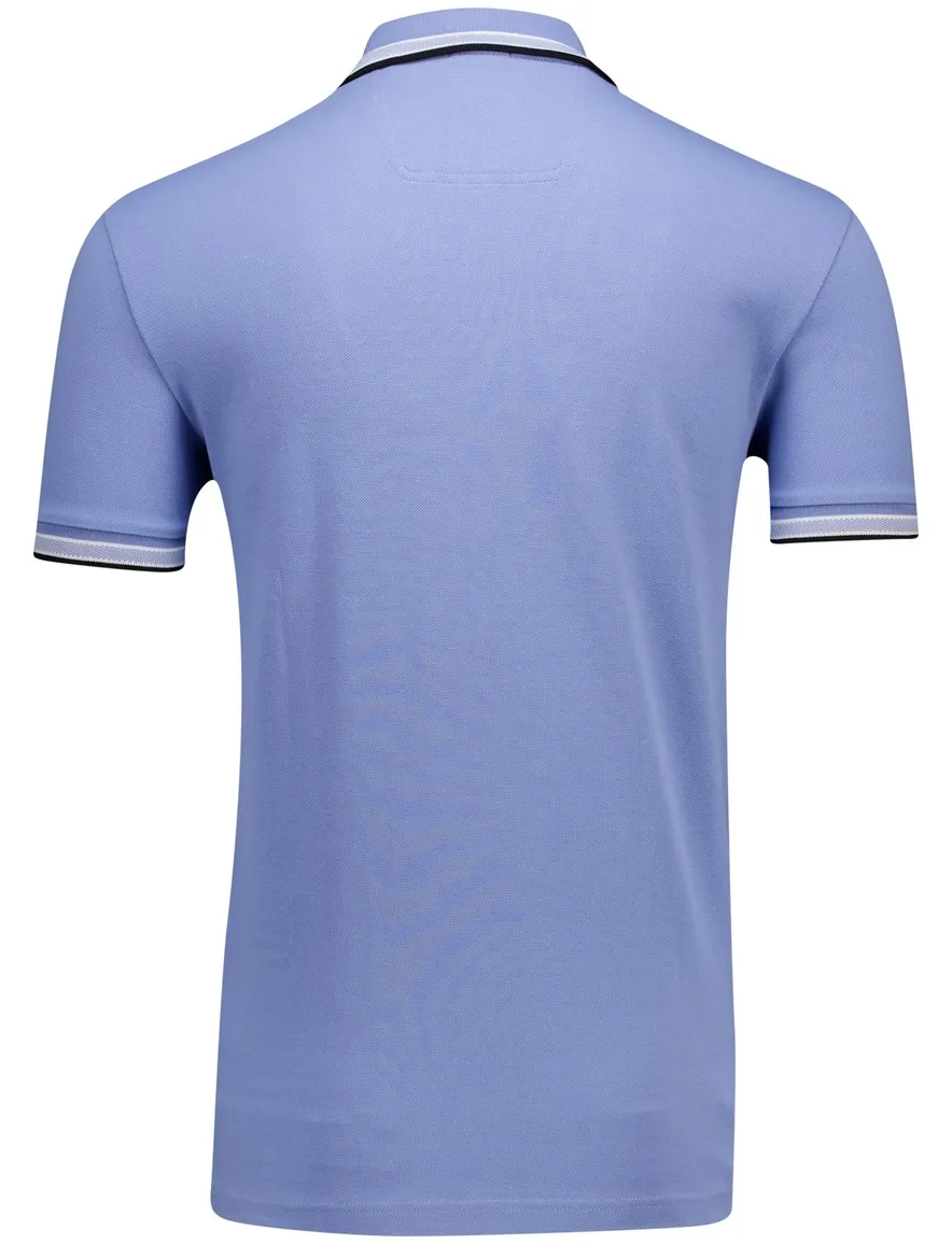 Boss Green Paddy normale fit blauw effen katoen
