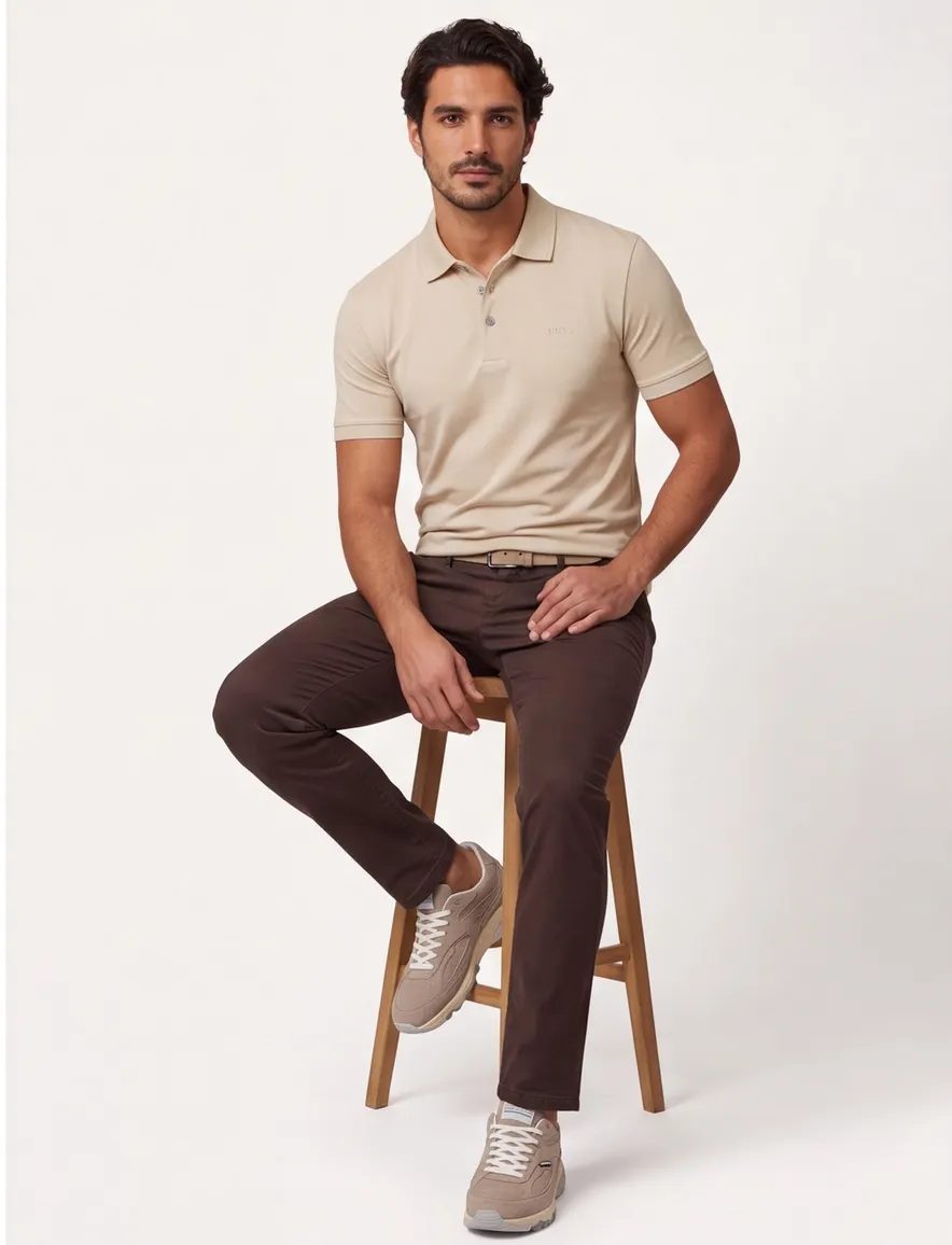 Boss Black Palosh polo beige